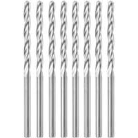 8-Piece Standard Point Spiral Saw Bit with 1/8" Diameter, 1/8", 1" Flute CSL Industriel Inc.