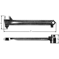 Bung Wrenches, 2-1/2", 15-1/15" Length CSL Industriel Inc.