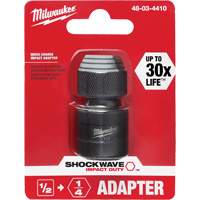 Shockwave Impact Driver Square to Hex Socket Adapter, Impact, 1/4" Drive, 1/2" Socket, 1.875" L CSL Industriel Inc.