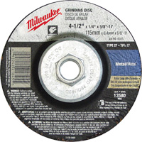Meule, 4-1/2" x 1/8", Arbre 5/8"-11, Oxyde d'aluminium, Type 27 CSL Industriel Inc.