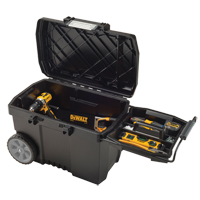 Coffre &agrave; outils pour entrepreneur, 15-19/32" la x 24-13/16" p x 16-1/2" h, Noir CSL Industriel Inc.