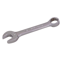 Cl&eacute; mixte courte, 12 pans, 1/4", Fini Chrome CSL Industriel Inc.