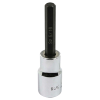 Bit Socket, Hex, 5/16" x 3-1/4" L, 1/2" Square Drive Drive CSL Industriel Inc.