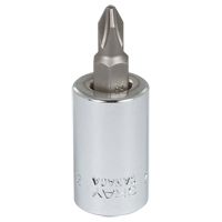 Head Socket, Phillips, #2 x 1.93" L, 3/8" Square Drive Drive CSL Industriel Inc.
