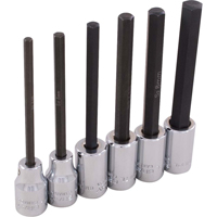 Hex Head Socket Set, Hex, 3/8" Drive, 6 Pcs CSL Industriel Inc.