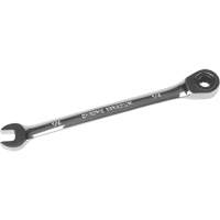 SAE Ratcheting Combination Wrench, 12 Point, 1/4", Chrome Finish CSL Industriel Inc.