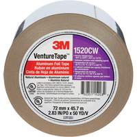 Venture Tape Aluminum Foil Tape, 1.8 mils Thick, 72 mm (3") x 45.7 m (150') CSL Industriel Inc.
