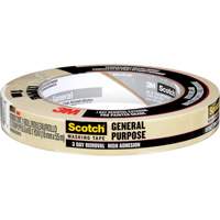 Scotch&reg; Contractor Grade Masking Tape 2020, 18 mm (3/4") x 55 m (180'), Beige CSL Industriel Inc.
