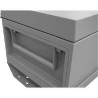 Jobsite Storage Box, 32" x 19" x 17-13/16", Steel, Grey CSL Industriel Inc.