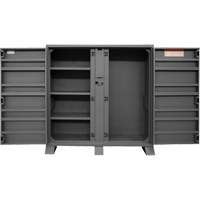 Jobsite Storage Shelving Cabinet, Steel, 47.5 Cubic Feet, Grey CSL Industriel Inc.