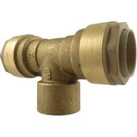 Raccord de tuyau d'air en T Quickline, Laiton, 1/2" CSL Industriel Inc.