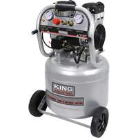 Ultra-Quiet Oil-Free Air Compressor, Electric, 10 Gal. (12 US Gal), 125 PSI, 120/1 V CSL Industriel Inc.