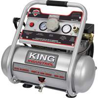 Oil-Free Air Compressor, Electric, 2 Gal. (2.4 US Gal), 125 PSI, 120/1 V CSL Industriel Inc.
