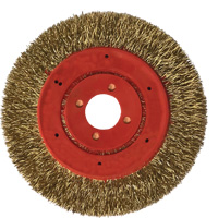 No Throw Partial Encapsulated Wire Wheel, 3" Dia., 0.012" Fill, 1/4" Arbor CSL Industriel Inc.