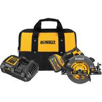 Ensemble de scie circulaire sans balai Flexvolt Max avec frein &eacute;lectrique, 7-1/4", 60 V CSL Industriel Inc.