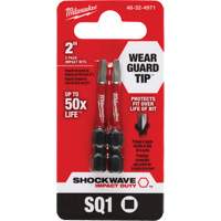 Embout de tournevis Shockwave Impact Duty, Carr&eacute;e, #1, Prise 1/4" CSL Industriel Inc.