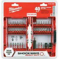 Jeu de 40 embouts de visseuse &agrave; percussion Shockwave Impact-Duty CSL Industriel Inc.