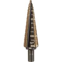 Foret &eacute;tag&eacute;, 3/16"/#4 - #4/7/8", Incr&eacute;ments de 1/32", Acier rapide au cobalt CSL Industriel Inc.