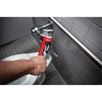 Smooth Jaw Pipe Wrench, 2-5/8" Jaw Capacity, 12" Long, Powder Coated Finish, Ergonomic Handle CSL Industriel Inc.
