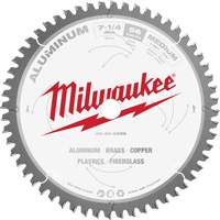 Aluminum Cutting Circular Saw Blade, 7-1/4", 56 Teeth, Plastic/Fibreglass/Non-Ferrous Use CSL Industriel Inc.