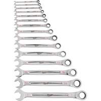 Ratcheting Wrench Set, Combination, 15 Pieces, Imperial CSL Industriel Inc.