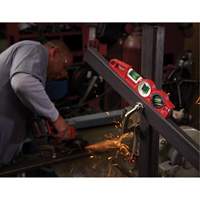 Die Cast Torpedo Level with 360 Degree Locking Vial, 10" L, Aluminum, 3 Vials, Magnetic CSL Industriel Inc.