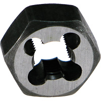 DRILLCO Hexagon Threading Die Nut, 4-40 Thread, High Speed Steel CSL Industriel Inc.