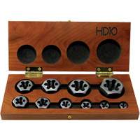 DRILLCO Hex Threading Die Set, 10 Pieces CSL Industriel Inc.