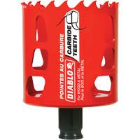 Wood & Metal Hole Saw, 2-9/16", 2-3/8" Depth of Cut, Carbide CSL Industriel Inc.