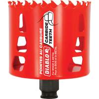 Wood & Metal Hole Saw, 3-1/8", 2-3/8" Depth of Cut, Carbide CSL Industriel Inc.