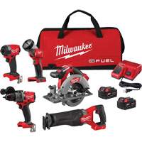 M18 Fuel 5-Tool Combo Kit, Lithium-Ion, 18 V CSL Industriel Inc.