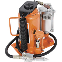 Super Heavy-Duty Bottle Jack, 20 Ton(s), Air Hydraulic, 20" Raised Height CSL Industriel Inc.