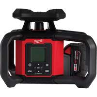 M18 Red Exterior Dual Slope Rotary Laser Level Kit with Receiver & Remote, 4000' (1219.2 m) CSL Industriel Inc.