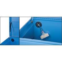 Coffre &agrave; outils de chantier, 60" x 24" x 27-1/2", Acier, Bleu CSL Industriel Inc.