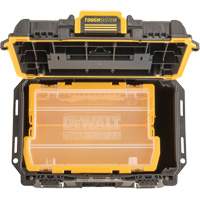 Boîte &agrave; outils compacte et profonde ToughSystem 2.0, 10" x 15-7/20" x 13-4/5", Noir/Jaune CSL Industriel Inc.