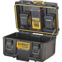 Chargeur 20V &agrave; deux ports ToughSystem 2.0, 14" x 15" x 9", Noir/Jaune CSL Industriel Inc.