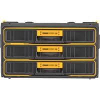 Unit&eacute; &agrave; trois tiroirs ToughSystem 2.0, 21-4/5" x 12-3/10" x 12-3/5", Noir/Jaune CSL Industriel Inc.