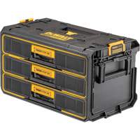 Unit&eacute; &agrave; trois tiroirs ToughSystem 2.0, 21-4/5" x 12-3/10" x 12-3/5", Noir/Jaune CSL Industriel Inc.