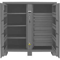 Jobsite Storage Cabinet, Steel, 59 Cubic Feet, Grey CSL Industriel Inc.