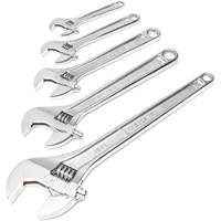 Chrome Wrench Set, Adjustable, 5 Pieces, Imperial and Metric CSL Industriel Inc.