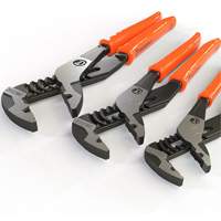 Z2 K9 Straight Jaw Dipped Handle Tongue & Groove Plier Set, 3 Pieces CSL Industriel Inc.