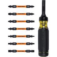 15-in-1 Ratcheting Impact-Rated Multi-Bit Torsion Zone Screwdriver, 9-1/2" L, Cushion Grip Handle CSL Industriel Inc.