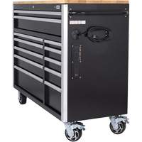 HDRC5212 HD Series Roller Cabinet, 12 Drawers, 51-1/4" W x 21" D x 40-3/10" H, Black CSL Industriel Inc.