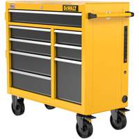 Postes de travail industriel mobile, 8 tiroirs, 40" la x Jaune CSL Industriel Inc.