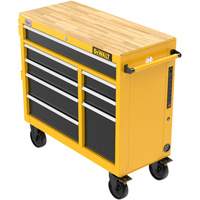 Postes de travail industriel mobile, 8 tiroirs, 40" la x Jaune CSL Industriel Inc.
