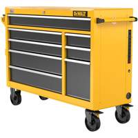 Postes de travail industriel mobile, 8 tiroirs, 52" la x Jaune CSL Industriel Inc.