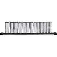 12-Point Deep Well Metric Socket Set, 13 Pcs, 1/2" Drive Size, Deep CSL Industriel Inc.
