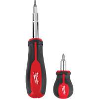 11-in-1 Multi-Bit Screwdriver & 6-in-1 Stubby Multi-Bit Screwdriver Set, 3"/9-4/5" L, Cushion Grip Handle CSL Industriel Inc.
