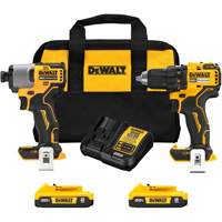 Brushless Cordless Drill/Driver & Impact Driver Combo Kit, Lithium-Ion, 20 V CSL Industriel Inc.
