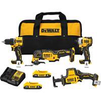 ATOMIC Cordless Brushless 4-Tool Combo Kit, Lithium-Ion, 20 V CSL Industriel Inc.